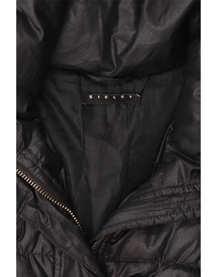 Sisley Chaqueta Acolchada Niña 5-6 Años Negro Poliéster
