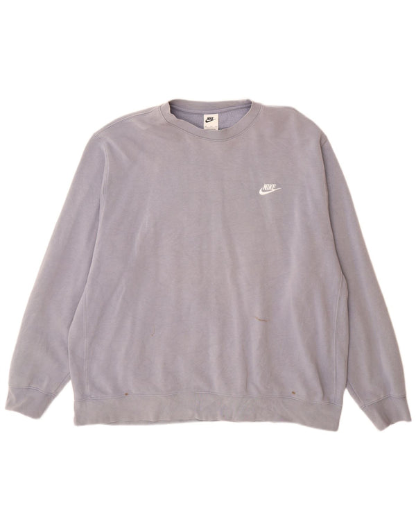 Nike - Sudadera con capucha para hombre, talla 2XL, algodón gris