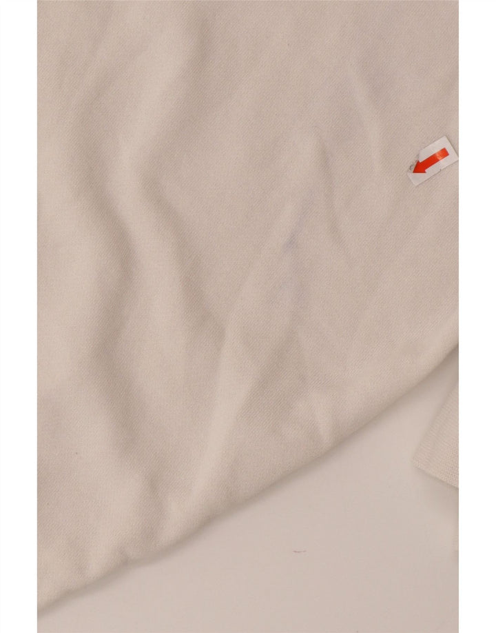 NIKE Sudadera extragrande con gráfico corto para mujer, talla 40, color blanco
