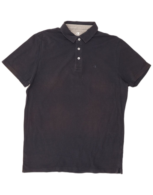 Champion Polo para hombre 2XL Algodón azul marino