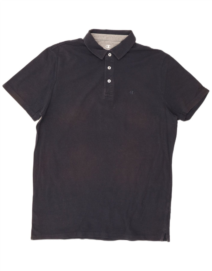 Champion Polo para hombre 2XL Algodón azul marino