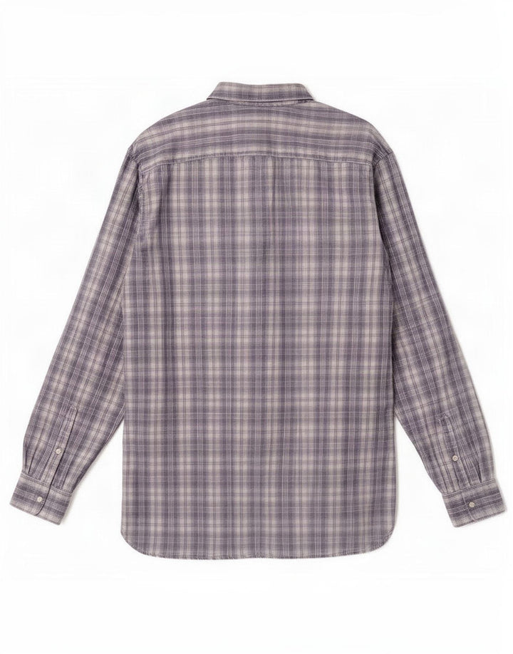 Timberland Camisa Regular Fit para Hombre 2XL Algodón A Cuadros Gris