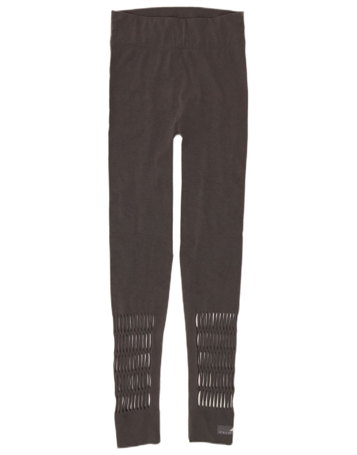 Adidas Leggings gráficos Stella McCartney para mujer, Reino Unido 40, talla grande, poliamida gris