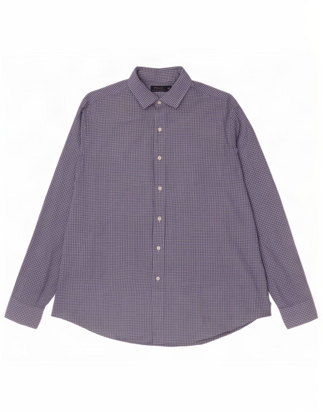 Polo Ralph Lauren Camisa para hombre 2XL Algodón a cuadros azul