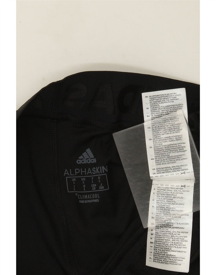 Adidas - Leggings gráficos Climacool para mujer, talla 40, poliéster negro grande