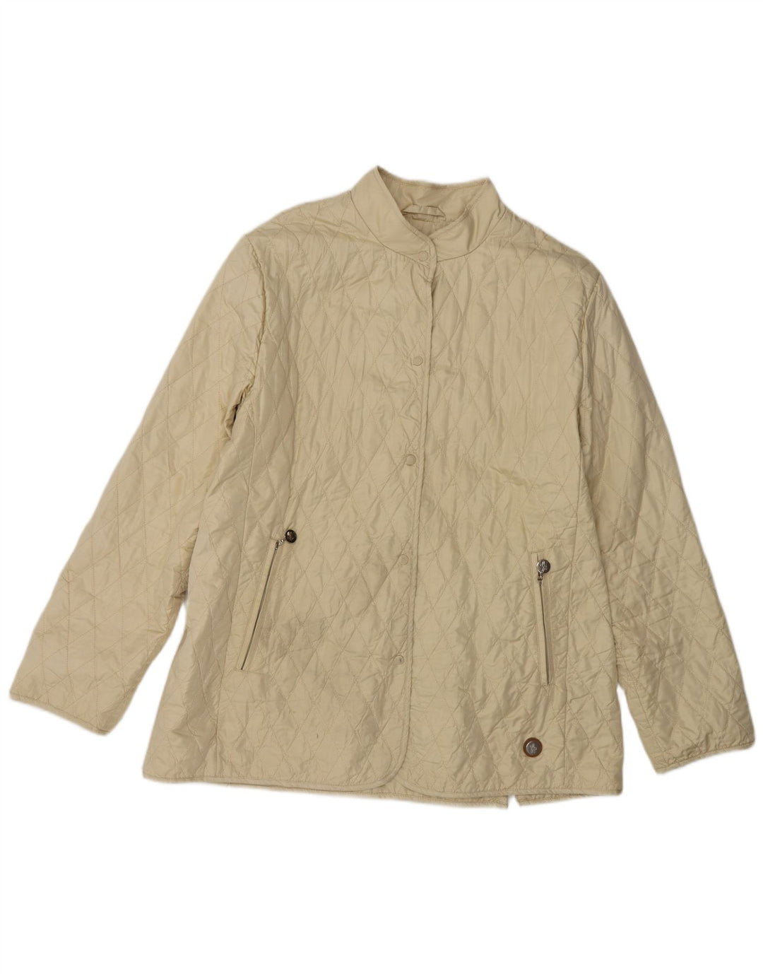 Moncler Chaqueta Acolchada Mujer Talla 4 XL Beige