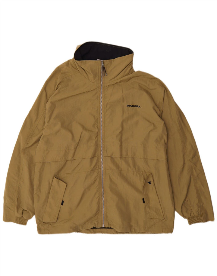 Diadora Chubasquero Hombre UK 38 Medium Caqui Poliamida