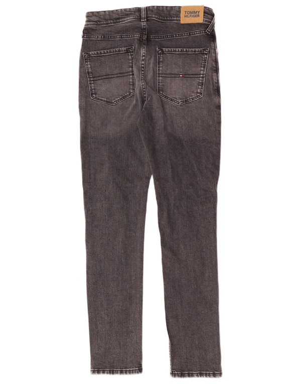 Tommy Hilfiger Vaqueros ajustados para niños 13-14 años W28 L28 Algodón gris