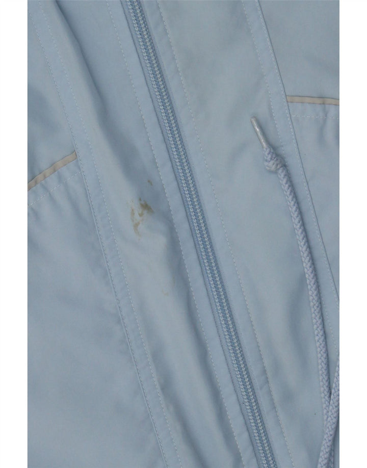 ADIDAS Chaqueta superior de chándal para mujer Reino Unido 44 Poliéster azul grande