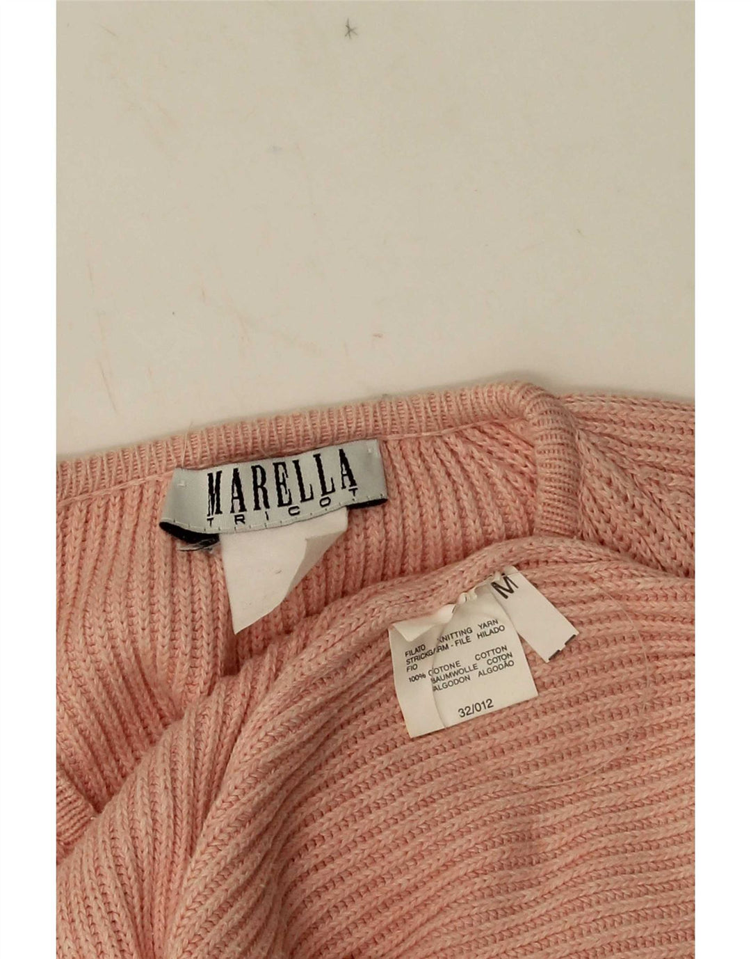 Marella Cárdigan para Mujer UK 44 Algodón Rosa Medio