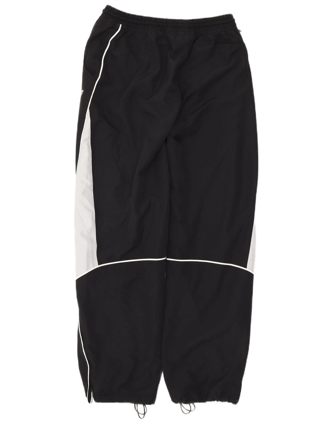 REEBOK Hombre Pantalones de Chándal Joggers Small Negro Colorblock Poliéster