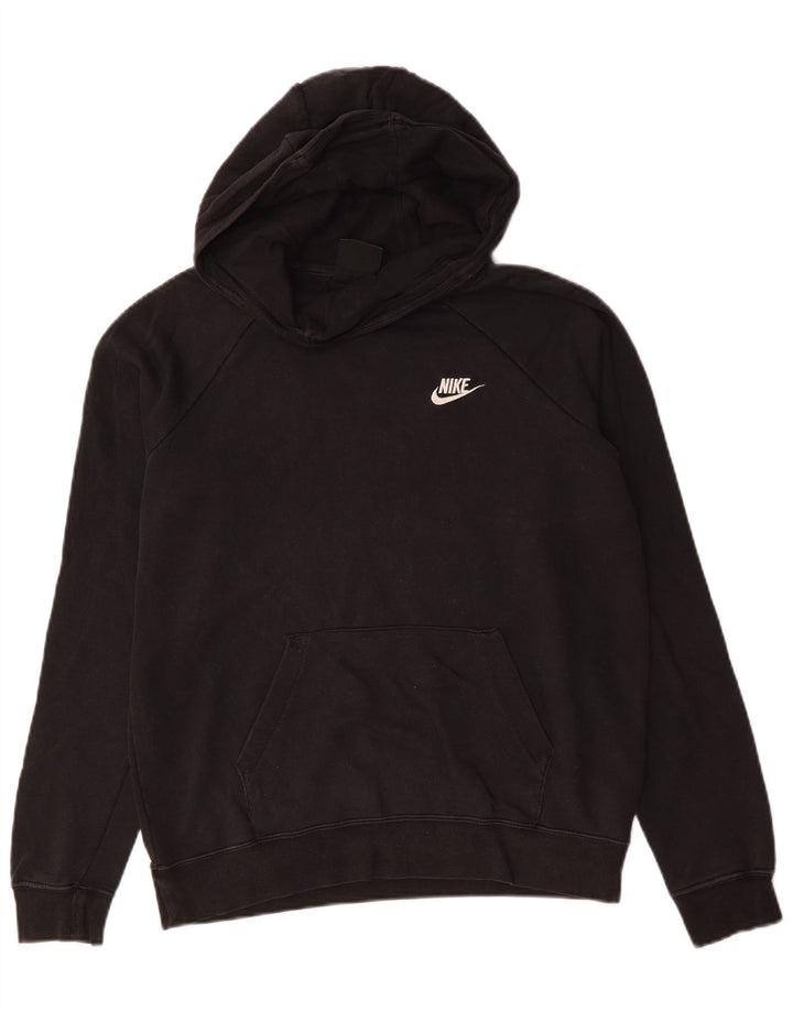NIKE Hombre Sudadera con Capucha Jumper Medium Negro Algodón