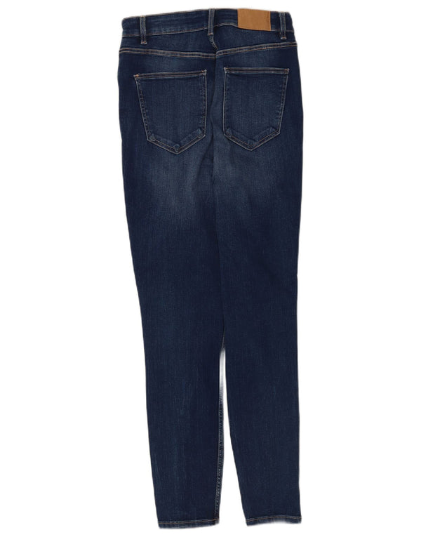 Zara Jeans Slim Mujer EU 40 Medium W30 L28 Algodón Azul
