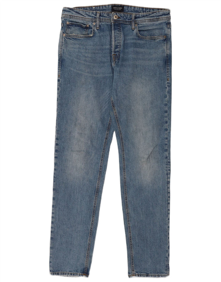 Jack & Jones Hombre Slim Jeans W34 L34 Algodón Azul