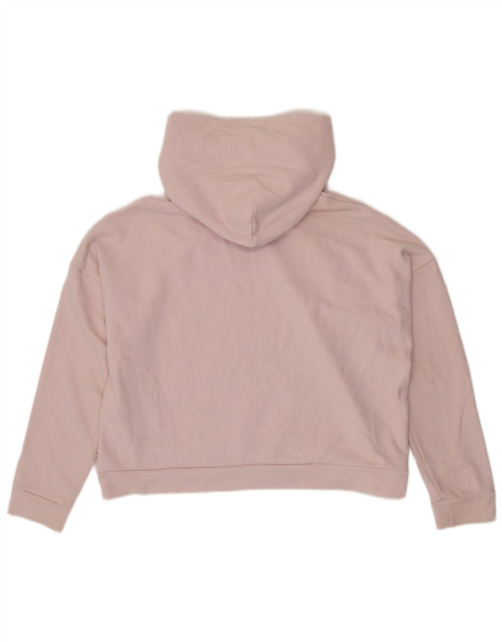 LEVI'S Jersey con capucha y gráfico de corte extragrande para mujer Reino Unido 10 Small Pink Cotton
