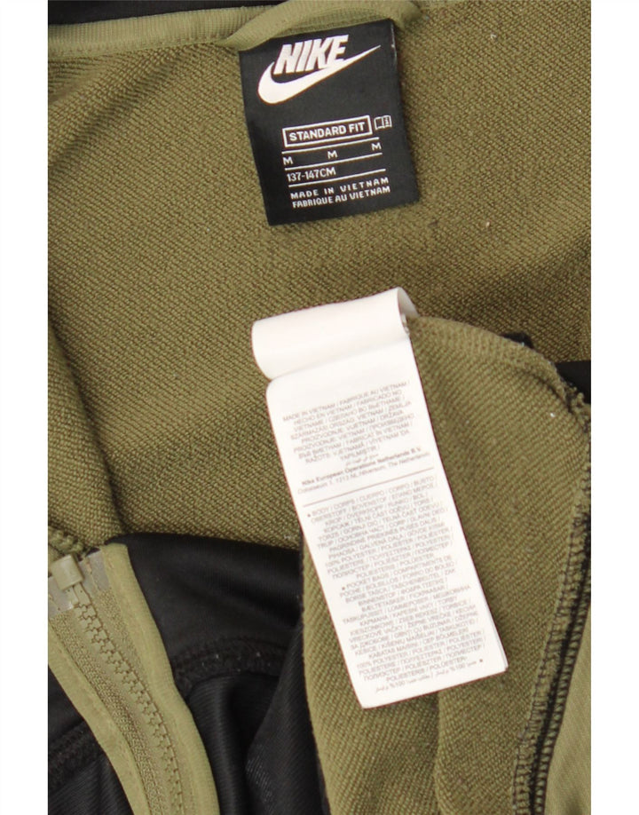Nike - Chaqueta de chándal estándar para niños de 10 a 11 años, color caqui mediano