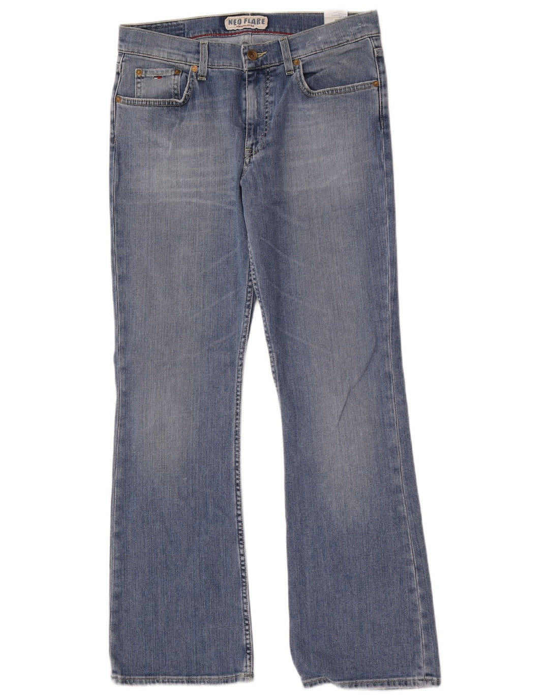 Vaqueros Acampanados Tommy Hilfiger Mujer W31 L30 Algodón Azul