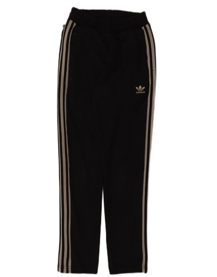 Adidas - Pantalón de chándal para hombre, talla pequeña, algodón negro