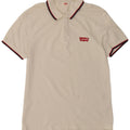 Levi's Polo Para Hombre De Algodón A Rayas Blanco Medio