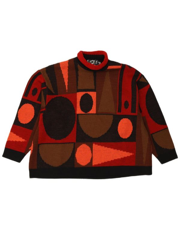 Ernestina Cerini Jersey con cuello vuelto para mujer IT 42 Medium Multicolor