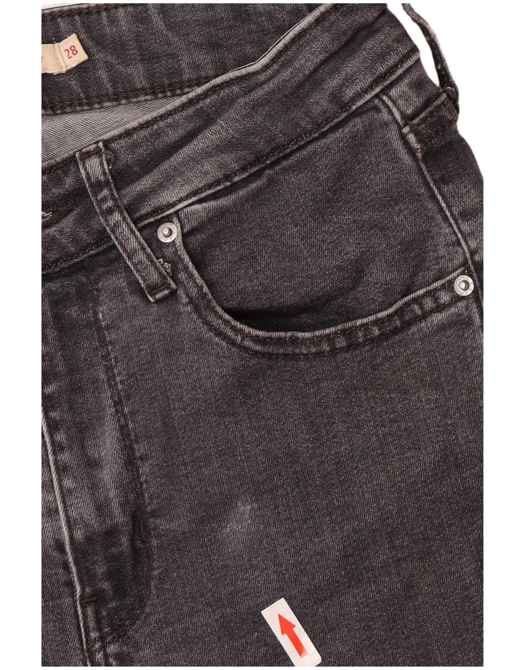 Vaqueros Levi's Mujer 721 Skinny W28 L28 Gris Lyocell