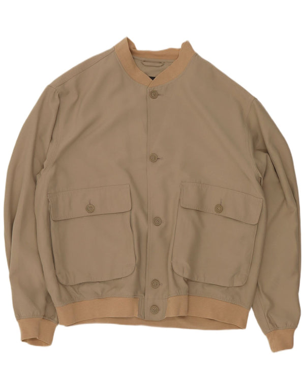 Sea Barrier Chaqueta Bomber para Hombre UK 42 XL Beige