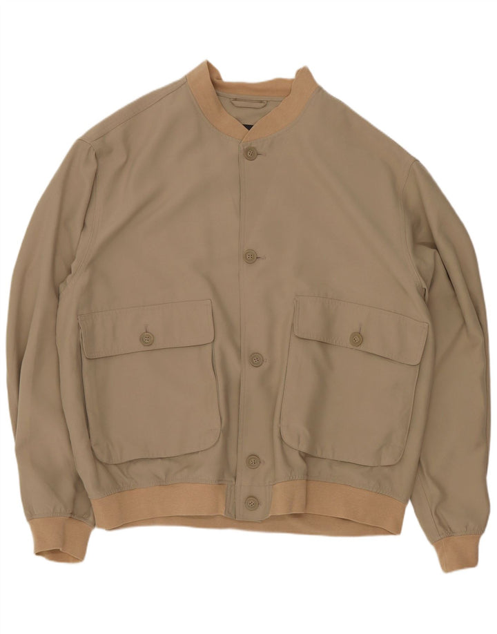 Sea Barrier Chaqueta Bomber para Hombre UK 42 XL Beige