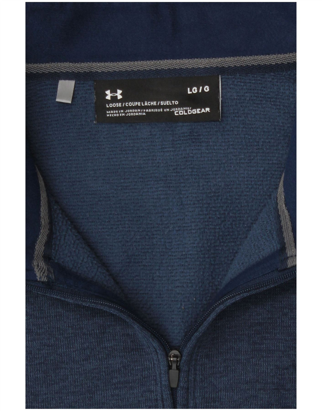 Under Armour Hombre Cold Gear Sudadera Jumper Grande Azul Marino Moteado