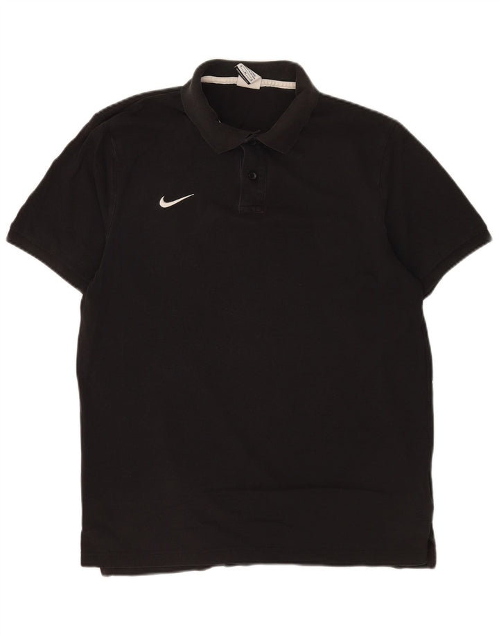Polo Nike Hombre Algodón Negro Mediano