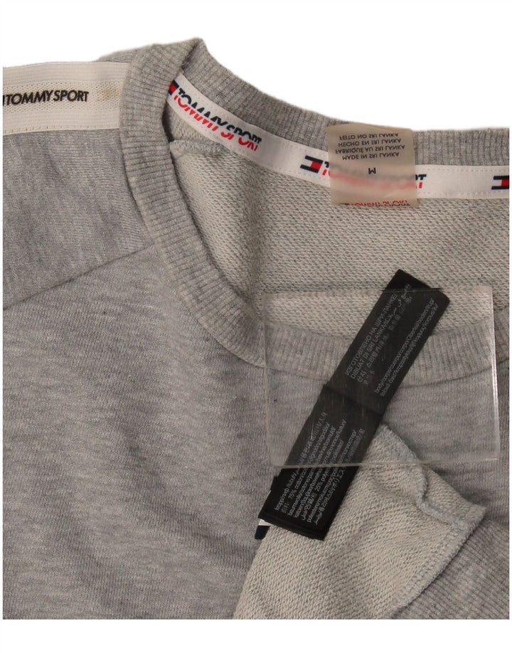Tommy Hilfiger Sudadera con gráfico y diseño color block en gris medio para hombre