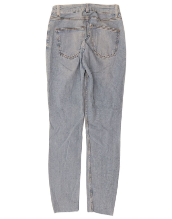 Zara Vaqueros Pitillo Mujer EU 36 XS W26 L28 Algodón Azul