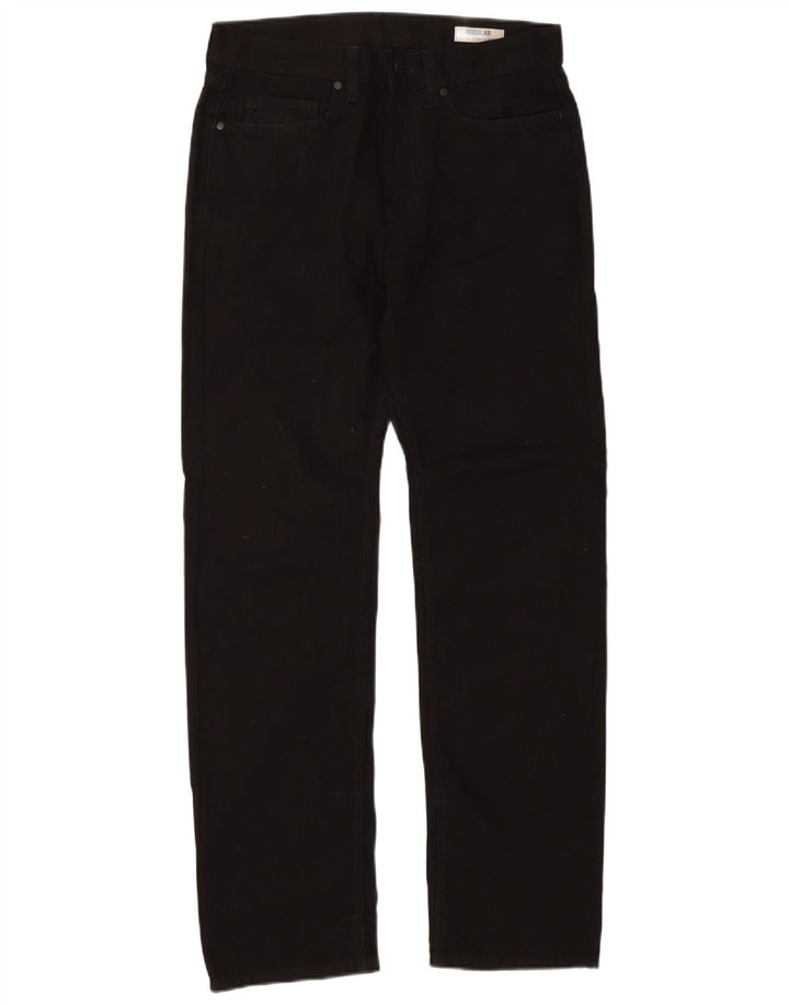 Marks & Spencer Vaqueros rectos de corte regular para hombre W32 L31 Algodón negro
