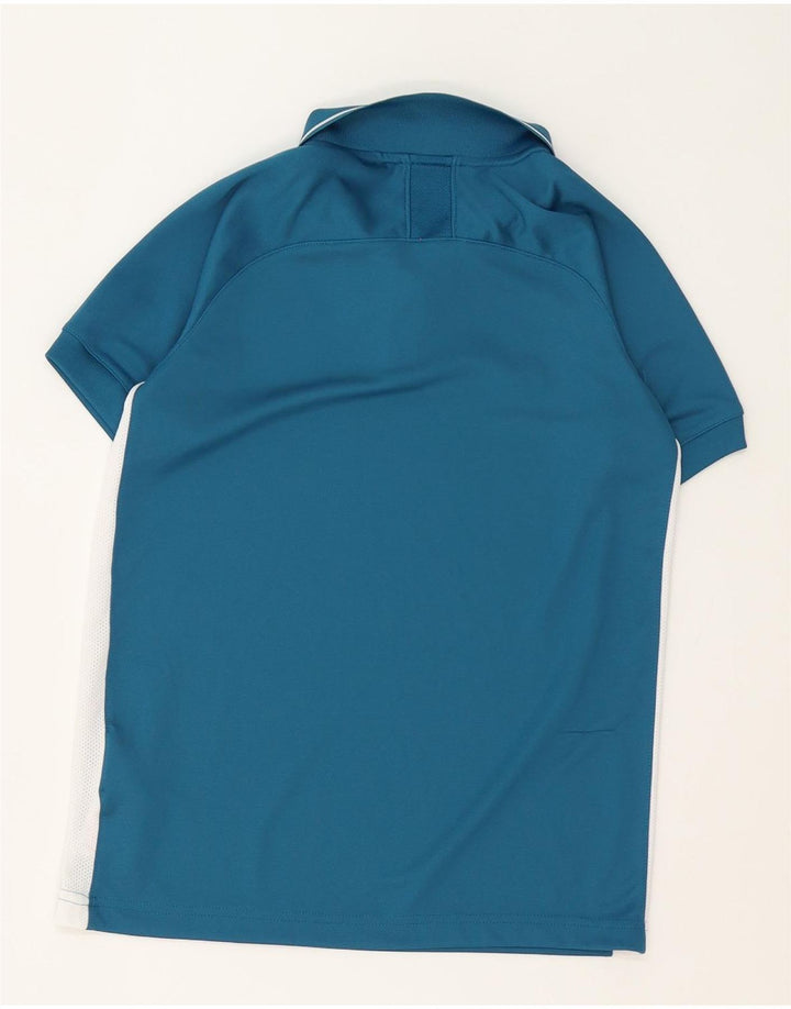 Nike Polo para niño 12-13 años Grande Azul Colorblock Poliéster