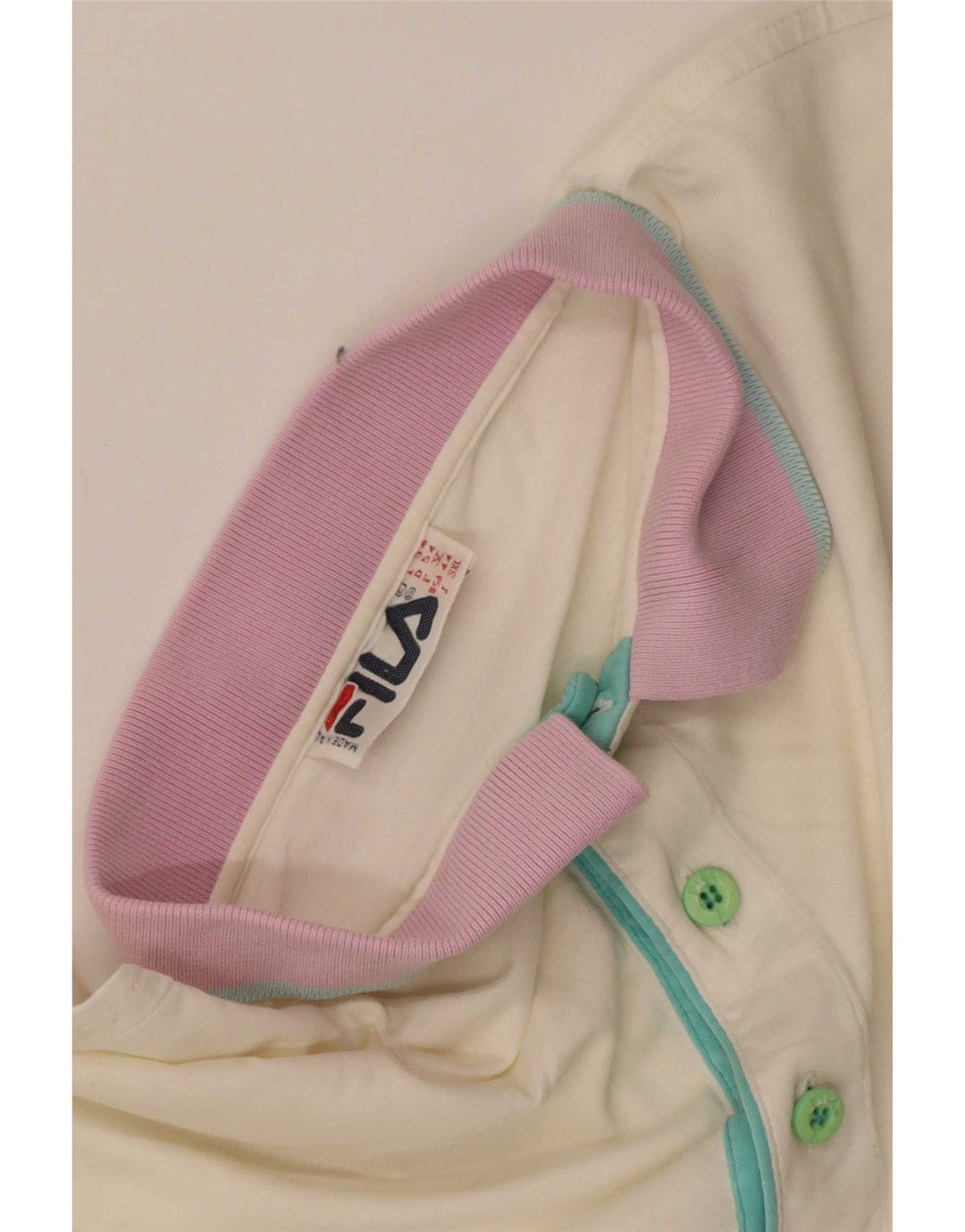 Polo Fila Hombre IT 54 XL Blanco Tie Dye