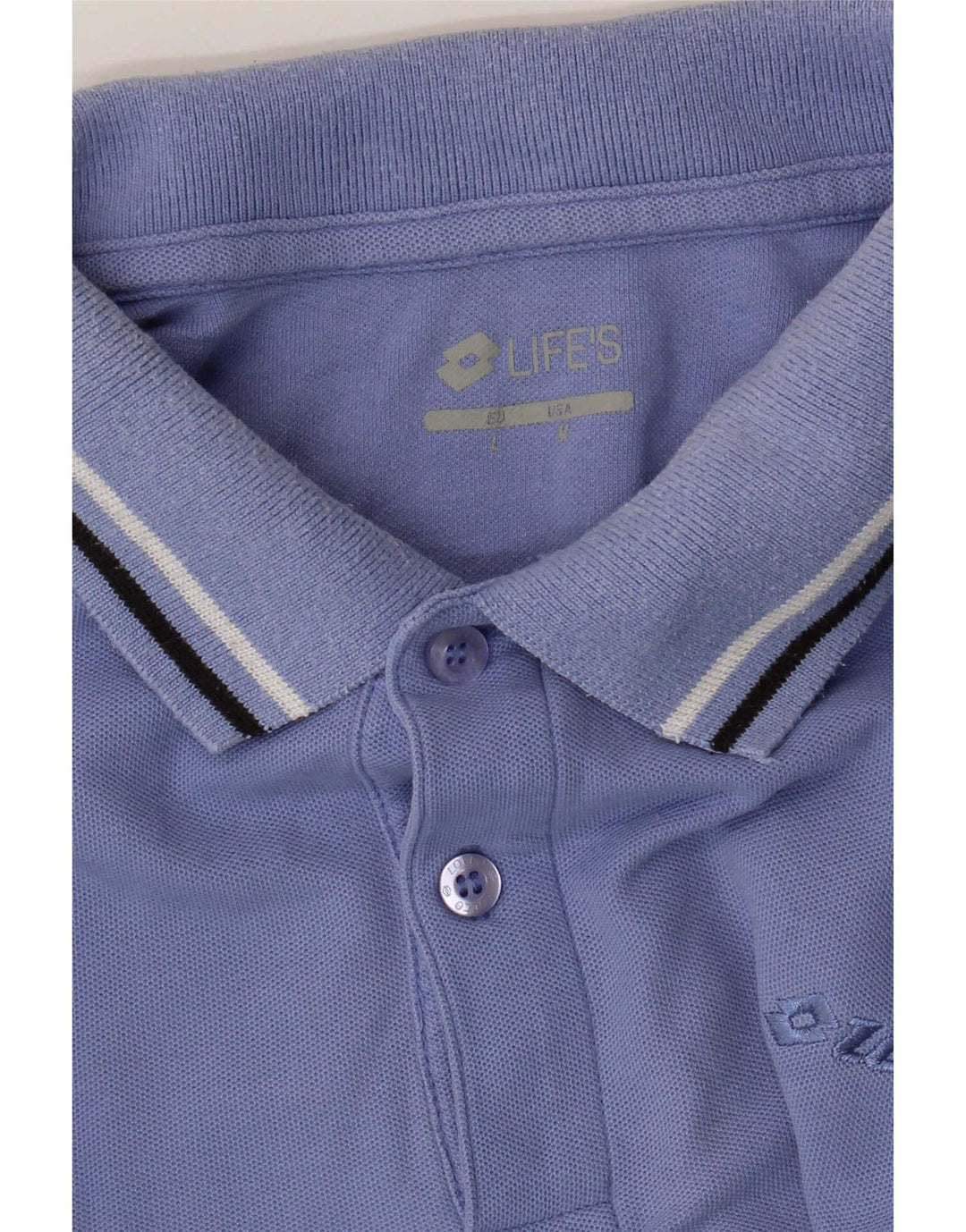 Polo Lotto Hombre Morado Medio