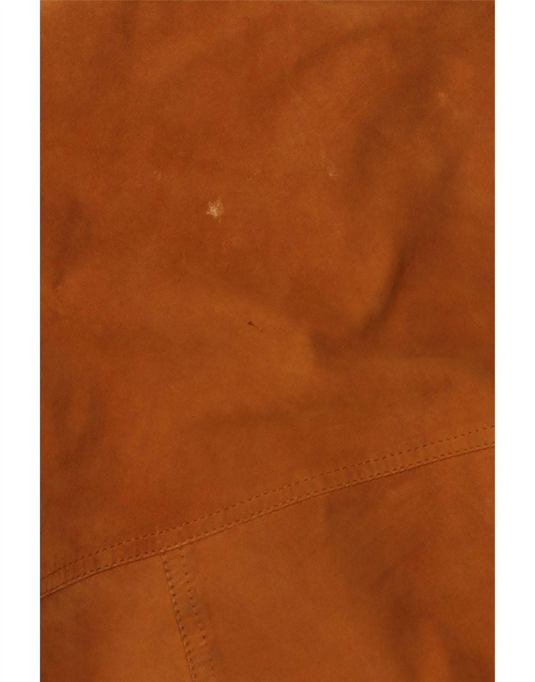 Vintage hombres ante bomber chaqueta Reino Unido 40 cuero marrón grande