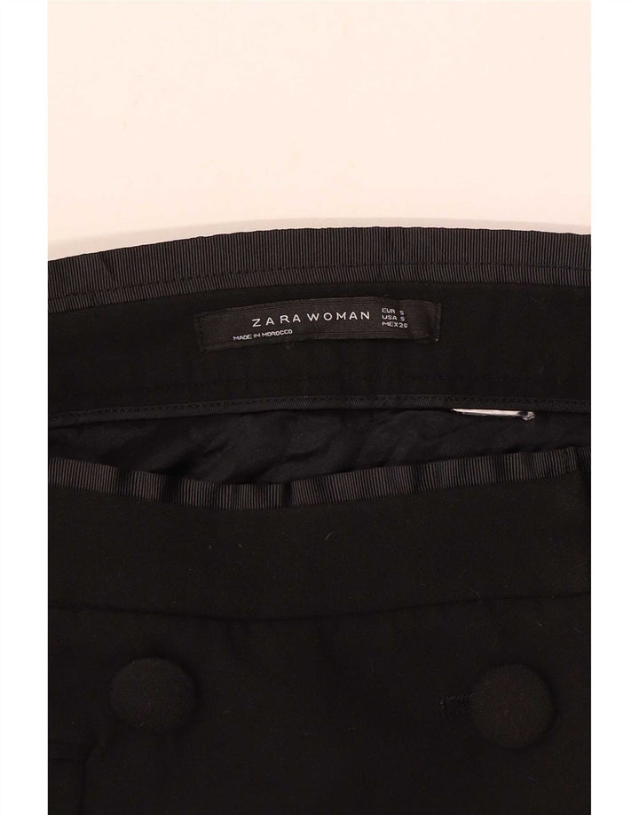 Zara Mujer Minifalda Cruzada Pequeña W26 Negro