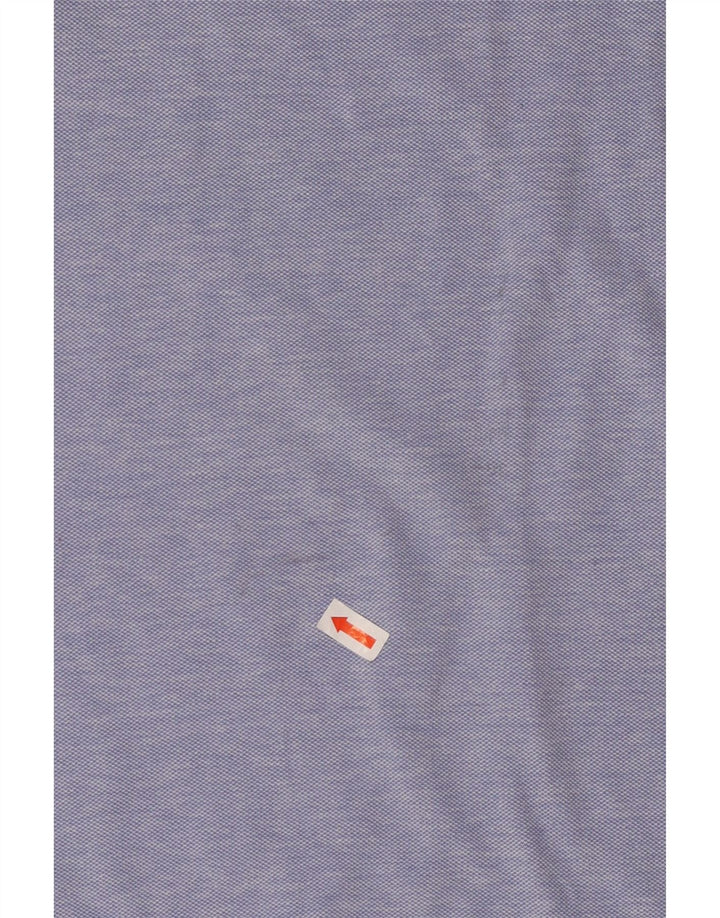 Massimo Dutti Polo Casual Fit Hombre Algodón Azul Grande