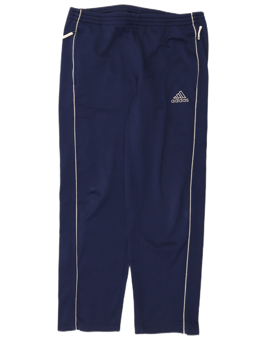 Adidas Pantalones de chándal para hombre UK 38/40 Medium Azul marino Poliéster