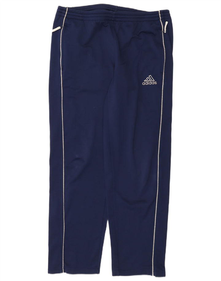 Adidas Pantalones de chándal para hombre UK 38/40 Medium Azul marino Poliéster