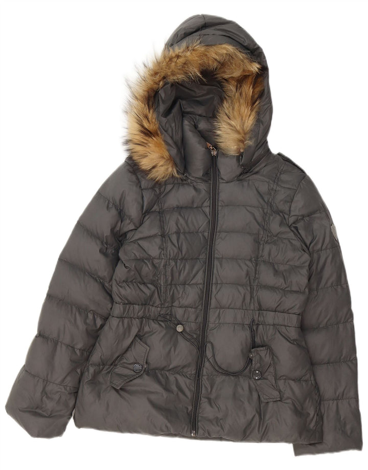 Liu Jo Chaqueta acolchada con capucha para niña 11-12 años Poliamida gris