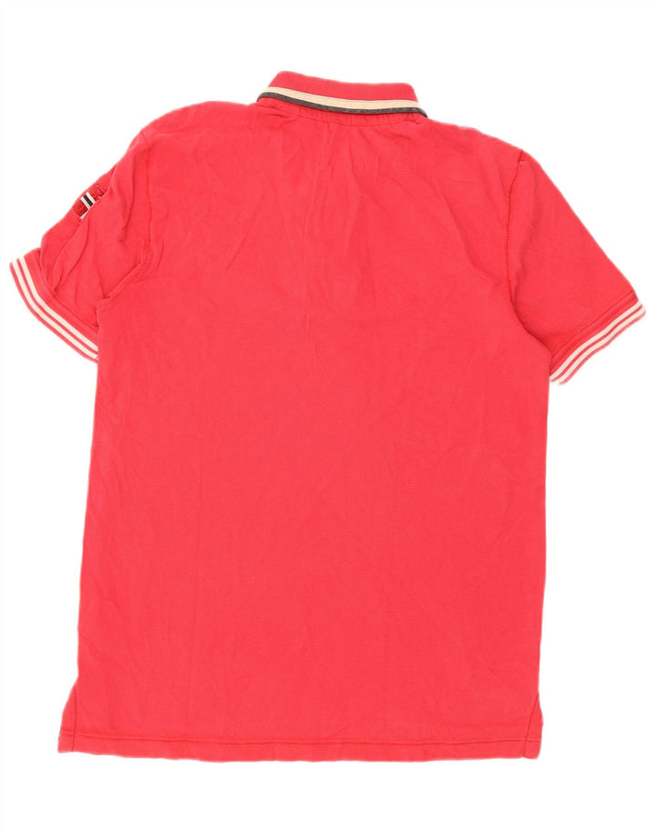 Napapijri Polo Gráfico Para Hombre Rojo Pequeño
