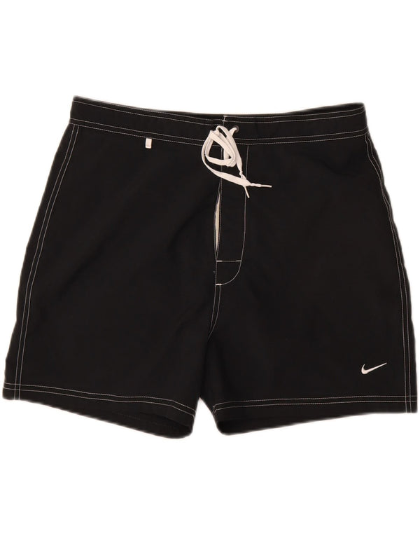 Nike Mens Swimming Shorts Medium  Black Colourblock Polyester