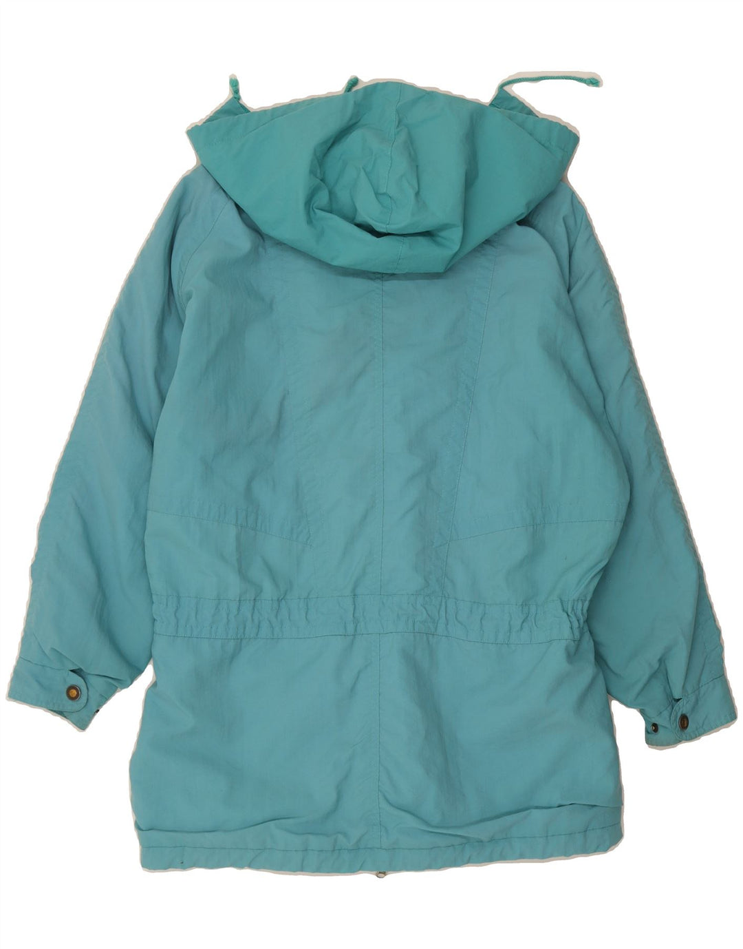 SYMPATEX Womens Hooded Windbreaker Coat US 10 Large Blue Vintage Sympatex and Second-Hand Sympatex from Messina Hembry 