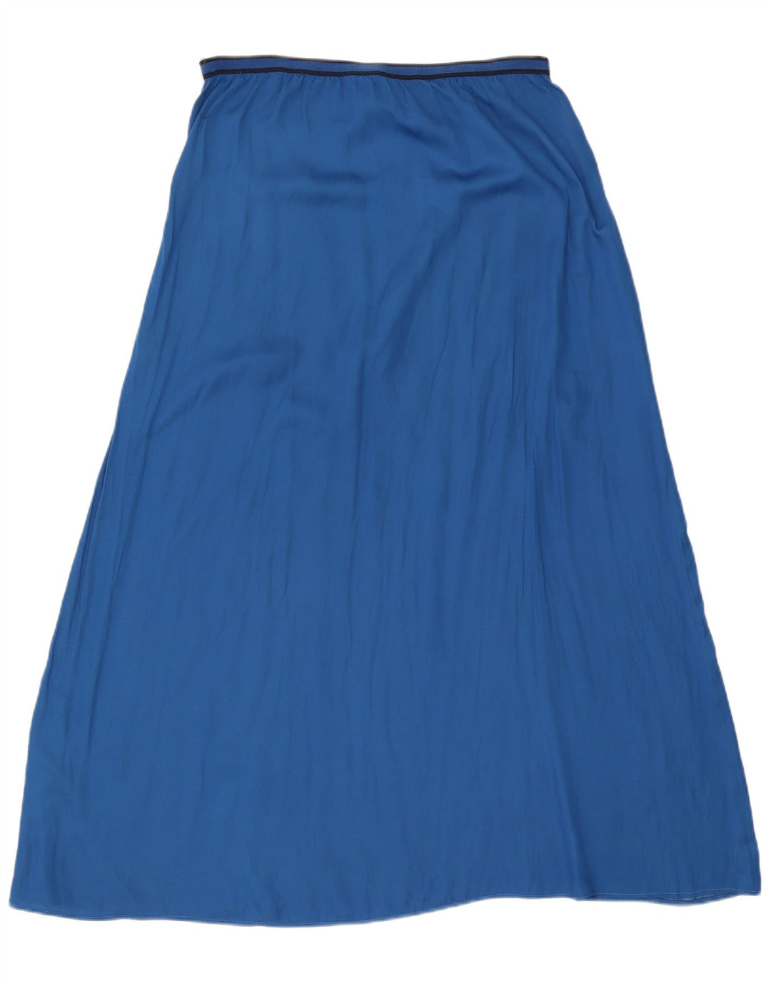 Zara Mujer Falda Acampanada Grande W30 Azul