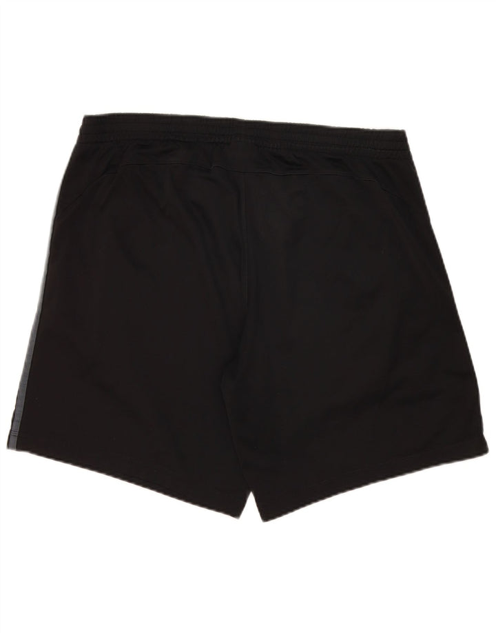 Adidas - Pantalones cortos deportivos para hombre, talla grande, poliéster negro