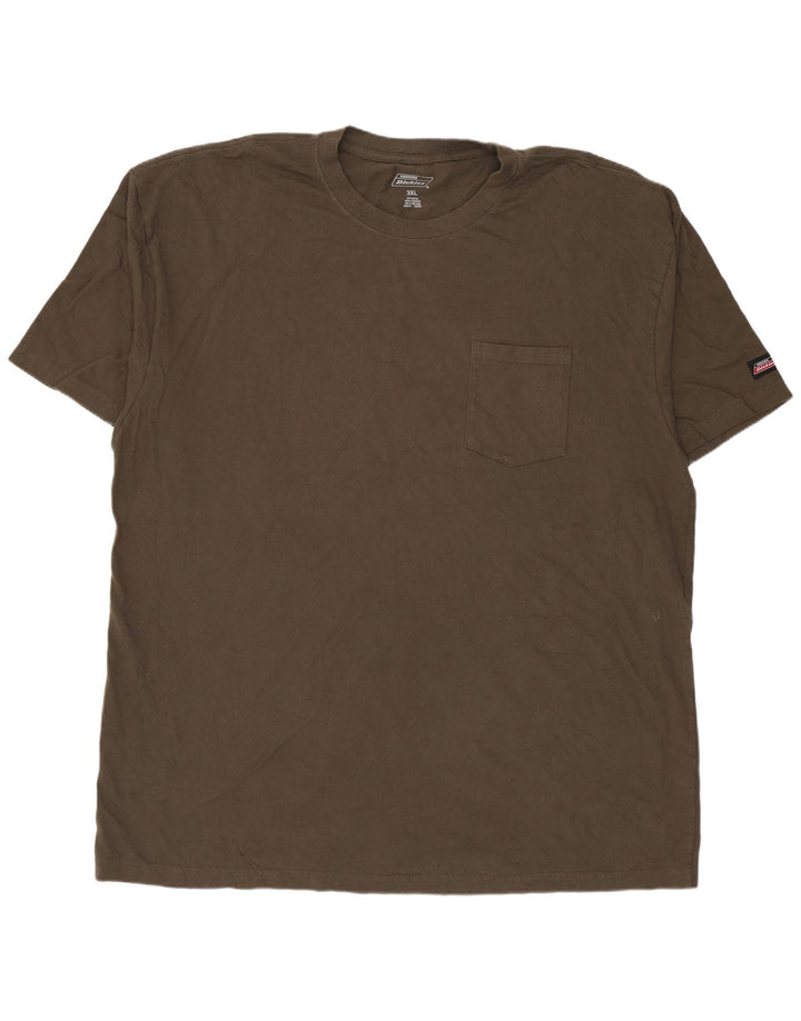 Dickies Camiseta Hombre Top 3XL Caqui Algodón