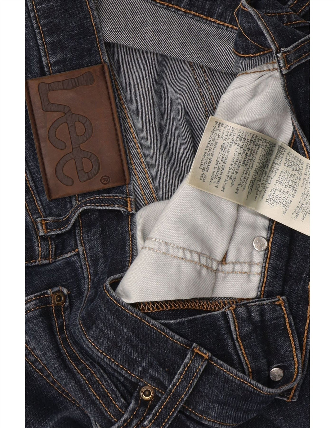 Lee Vaqueros ajustados Luke para hombre W32 L32 Algodón azul marino