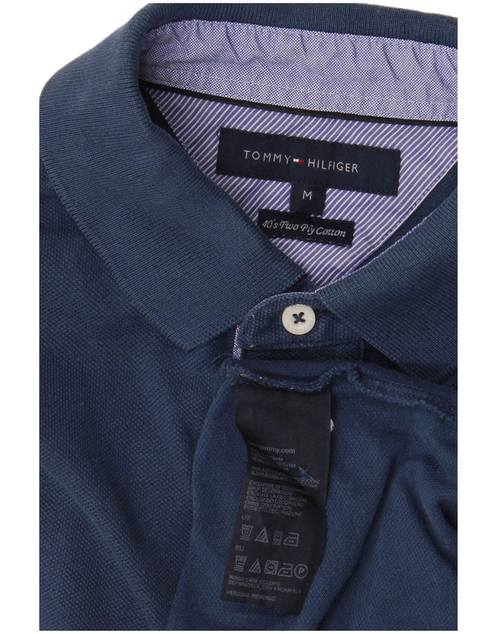 TOMMY HILFIGER Polo para hombre de algodón azul marino mediano