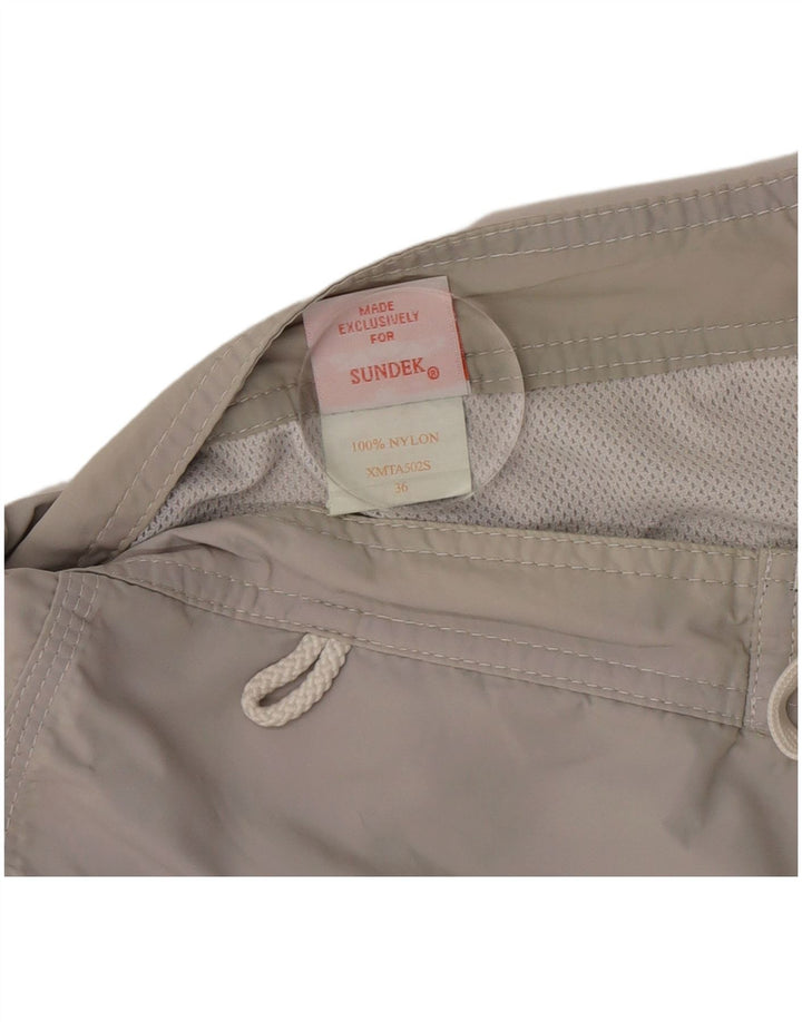 Sundek Bañador Hombre Nylon Rayas Gris Grande